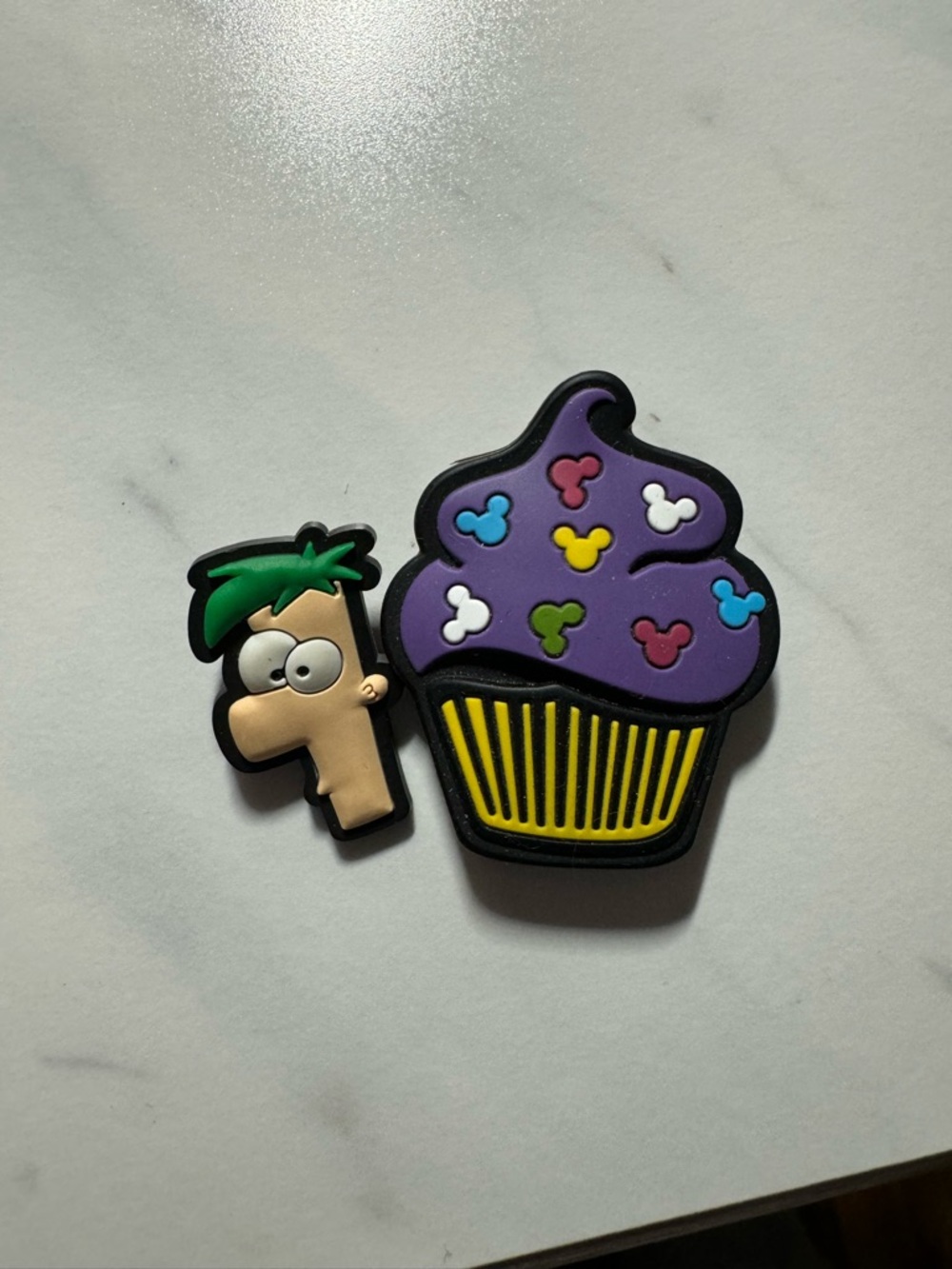 Disney Magic Bandits Ferb And Hidden Mickey Cupcake! Early 2010s Disney Parks
